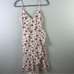 Hello Molly Floral Midi Dress Open‎ Back Cottagecore